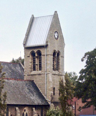 St Marys's Church clock tower.
